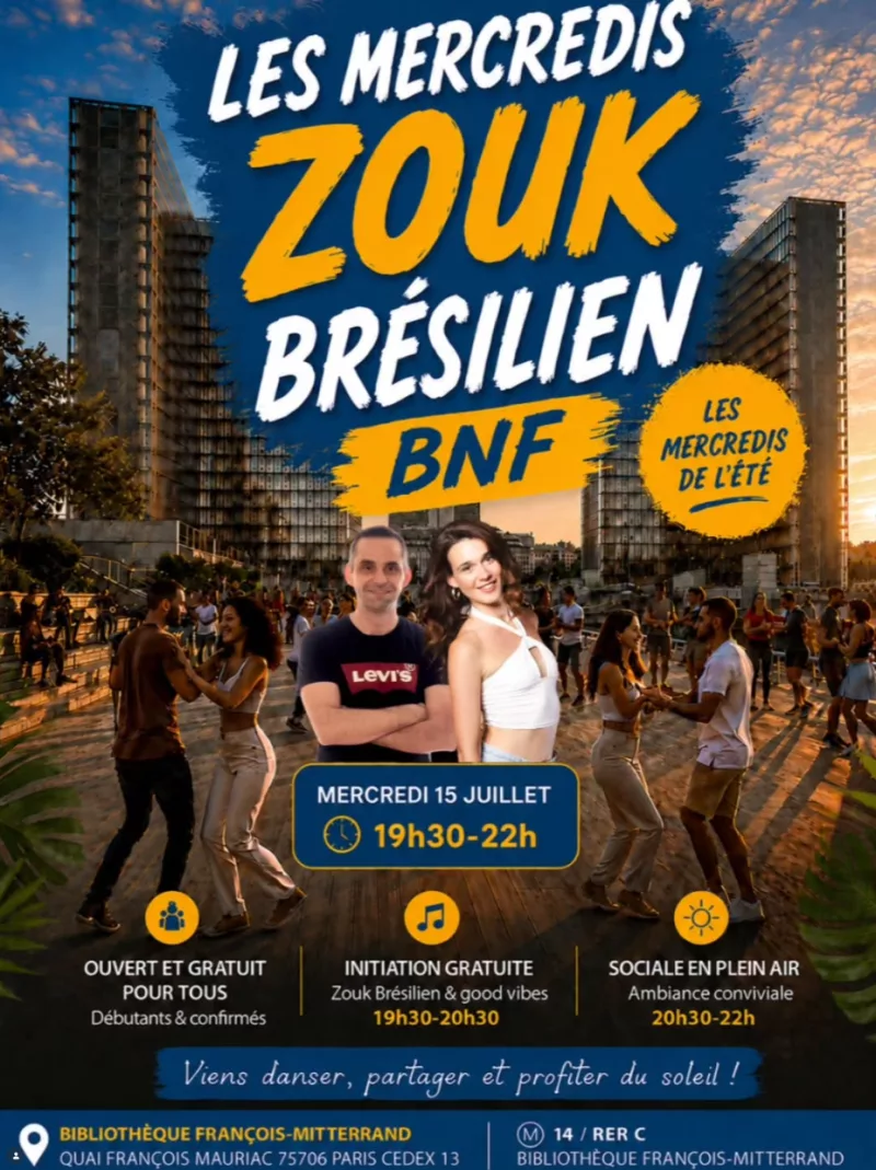 Les Mercredis Zouk Brésilien — Paris