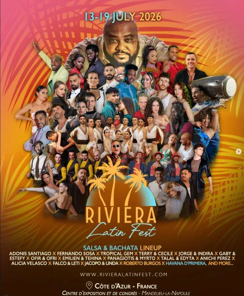 Riviera Latin Fest 2026 — Mandelieu-la-Napoule