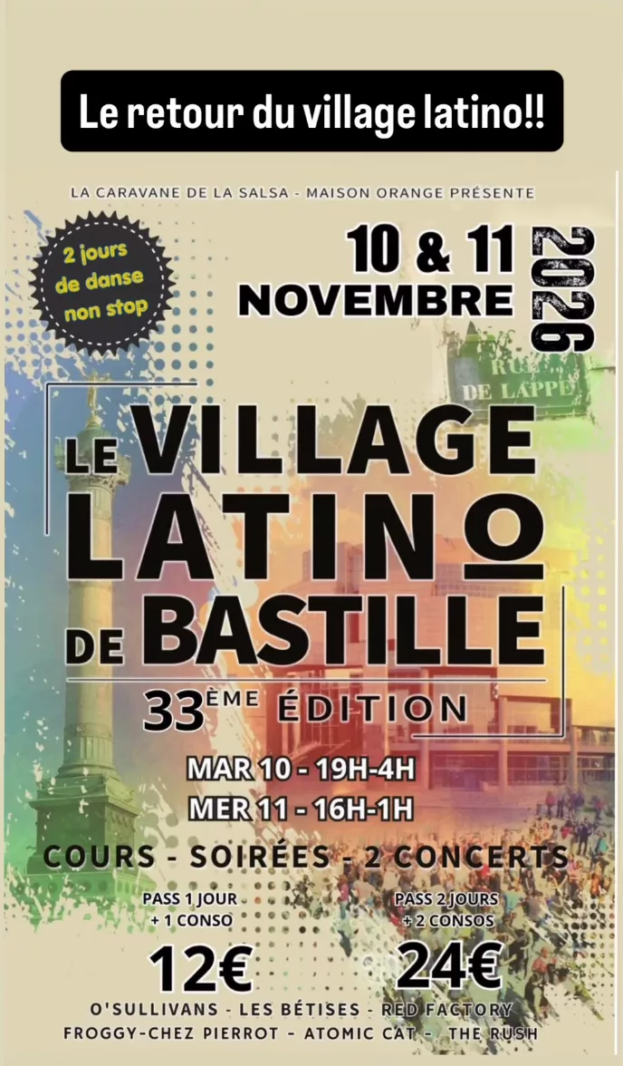 Le Village Latino de Bastille 33ème édition