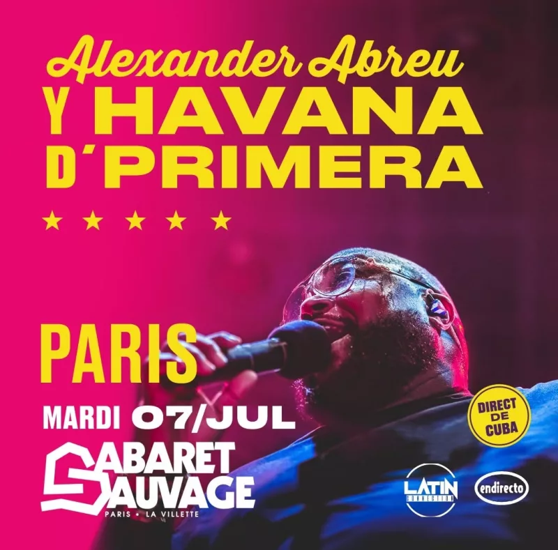 Concert de Alexander Abreu y Havana de Primera — Paris