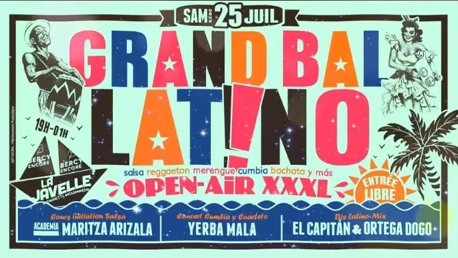 Grand Bal latino La Javelle — Paris