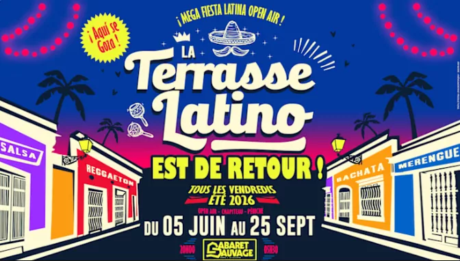 La Terrasse Latino Du Cabaret Sauvage — Paris