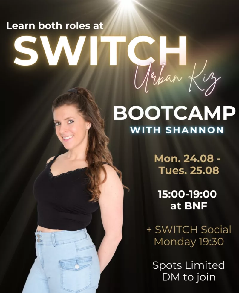 Switch Urban kiz Bootcamp with Shannon — Paris