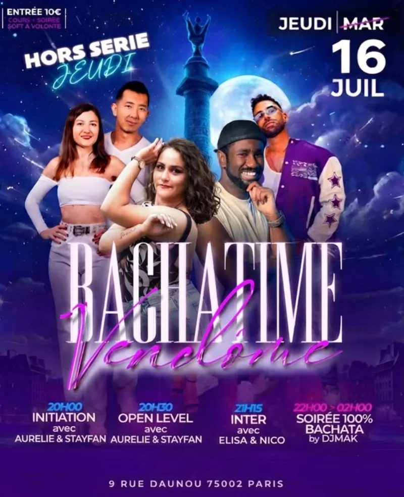Bachatime Vendôme — Paris